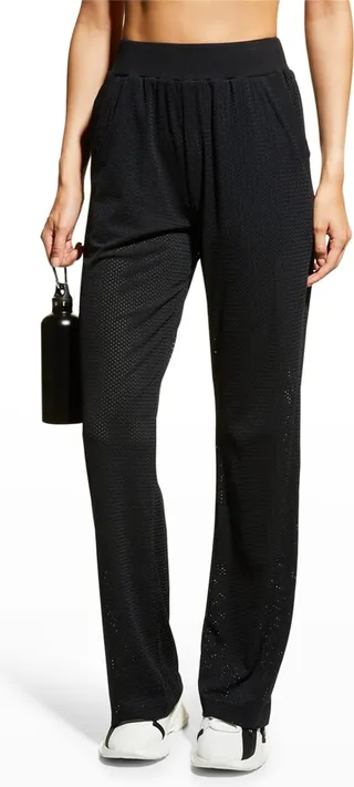 Mesh All Star Wide-Leg Pants