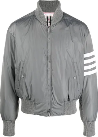 4-Bar stripe bomber jacket