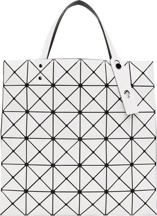 Bao Bao Issey Miyake White Lucent Tote