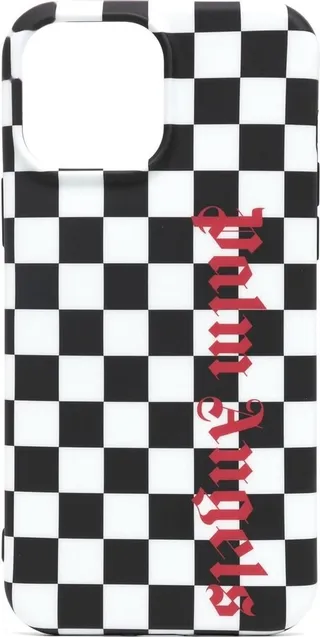 checkerboard-print iPhone 13 Pro Max case