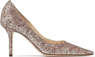 Jimmy Choo Love 85 Glitter Pumps
