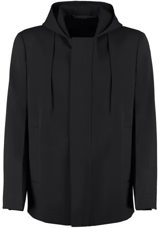 Givenchy Zip-Up Hooded Coat
