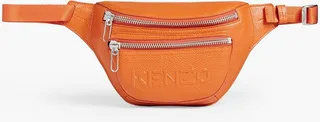 Pebbled-leather belt bag