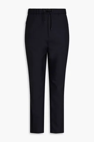 Tapered wool pants