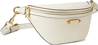 Kate Spade New York Gramercy Pebbled Leather Medium Belt Bag (Halo White) Handbags