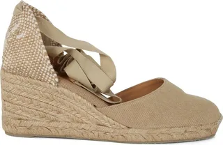 Carina Espadrilles Wedge Sandal With Ankle Laces