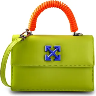 Off-White Jitney 1.4 Logo Plaque Tote Bag