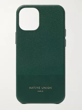 Clic Heritage Textured-Leather iPhone 12 Mini Case