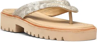 Barbera Snake Embossed Flip Flop