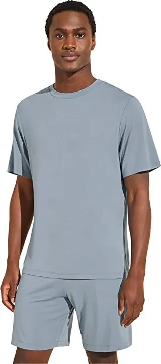 Eberjey Henry - The Short PJ Set (Blue Fog) Men's Pajama Sets
