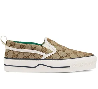 Tennis 1977 monogram slip-on sneakers