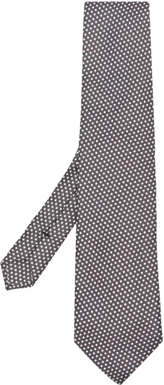 Polka-Dot Embroidery Tie