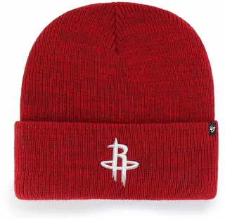Men's '47 Red Houston Rockets Brain Freeze Cuffed Knit Hat