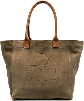 Embroidered-Logo Tote Bag