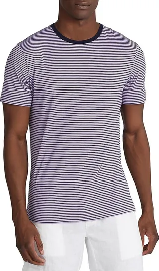 Stripe Cotton T-Shirt