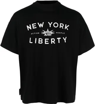 x Liberty logo-print cotton T-shirt