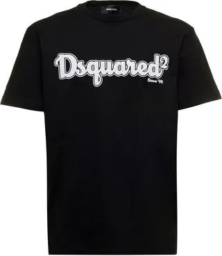 Dsquared2 Logo Printed Crewneck T-Shirt