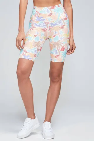 9" Savanna Bike Short in Savanna Print