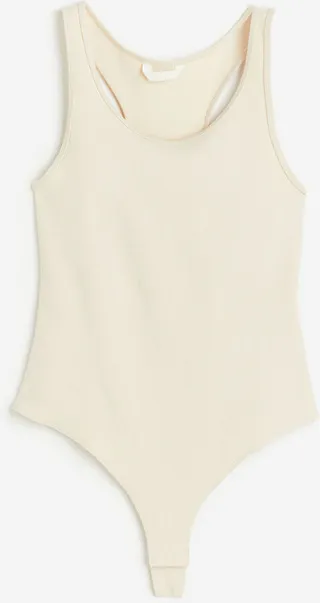 Ribbed Thong Bodysuit