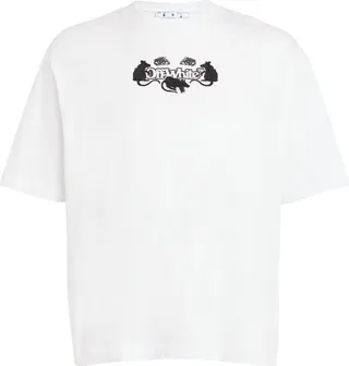 Off-White Cat Over Skate T-Shirt