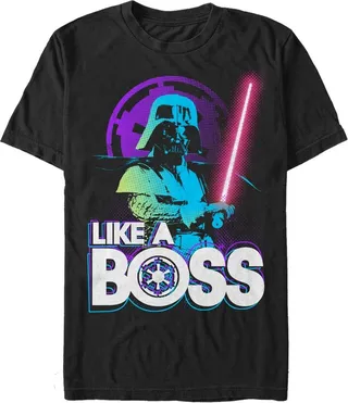 Men's Star Wars Like a Boss T-Shirt - Black - 2X Large