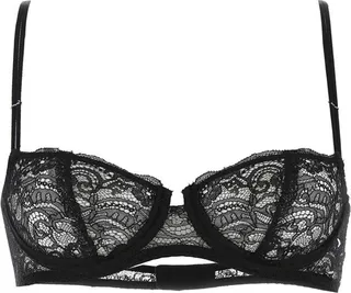 Maison Margiela Contrast-Stitch Lace-Detailed Bra