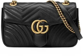 GG Marmont small matelassé leather shoulder bag