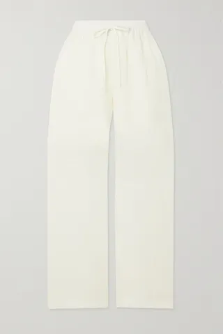 Le Kasha - Yaffa Linen Straight-leg Pants - White