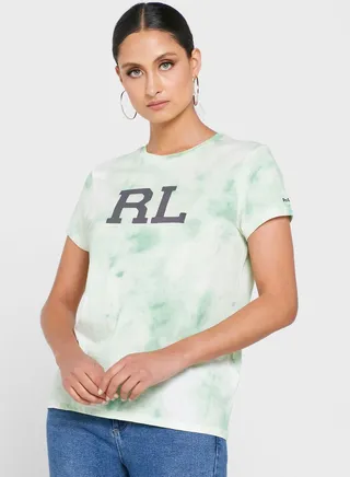 Crew Neck Graphic T-Shirt