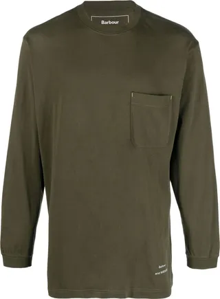 X And Wander Green Cotton T-Shirt