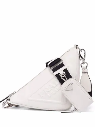Logo Plaque Shoulder Bag