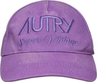 Autry Logo Embroidered Curved Peak Baseball Cap
