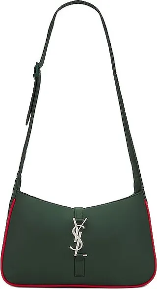 Saint Laurent Le 5 a 7 Crossbody Bag in Olive