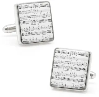 Classical Sheet Music Cufflinks