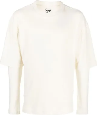 double-layer effect T-shirt