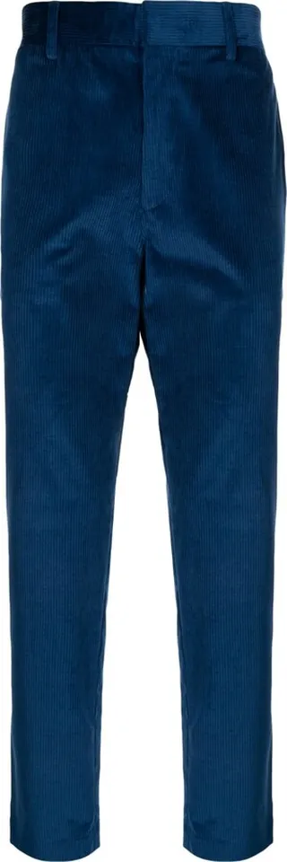 Corduroy Tapered-Leg Trousers