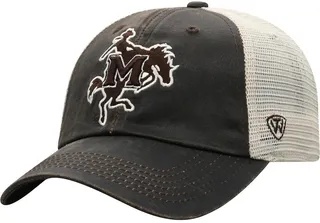 Men's Top of the World Brown McNeese State Cowboys Scat Mesh Trucker Snapback Hat