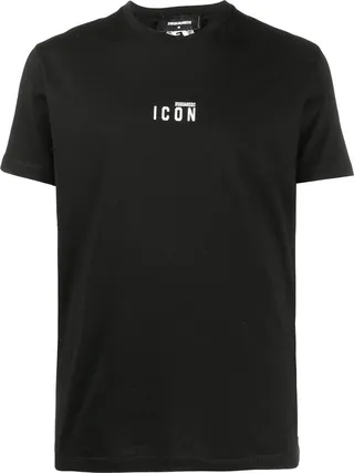 Black Logo Print T-Shirt