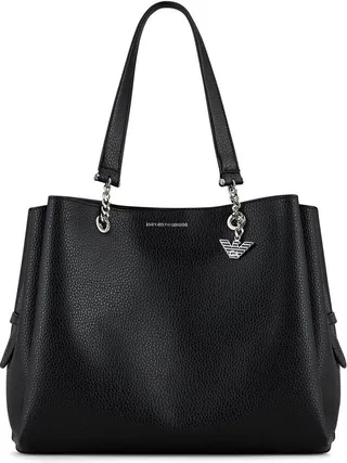 Pebble-textured Tote Bag