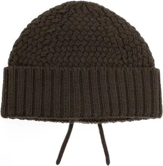 Hinge ribbed wool hat