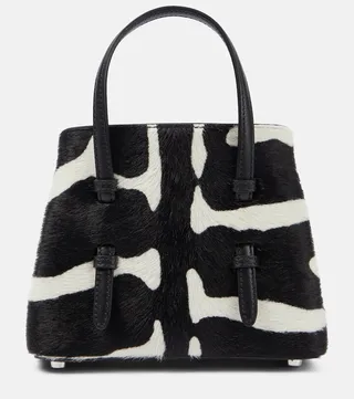Mina 16 Micro calf hair tote