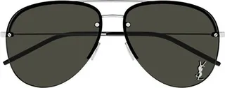 Saint Laurent Eyewear Classic Aviator Frame Sunglasses