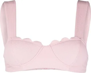 Scallop-Edge Balconette Bikini Top