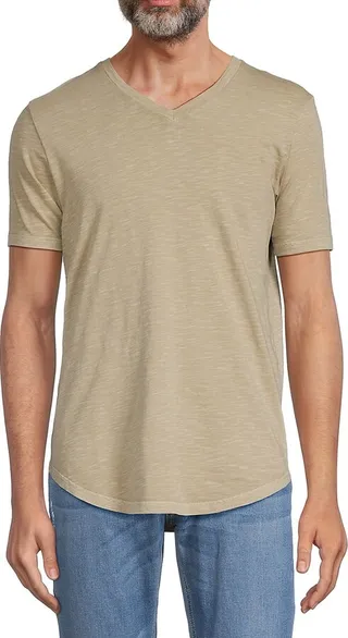 Overdyed Heather V-Neck Tee