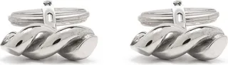 Twist-Detailing Cufflink