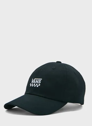 Checked Curved Bill Jockey Cap