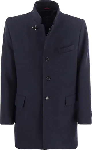 Single-breasted Wool Coat