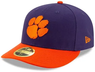 Men's Purple Clemson Tigers Basic Low Profile 59FIFTY Fitted Hat