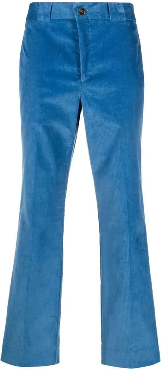 Flared Velvet Trousers