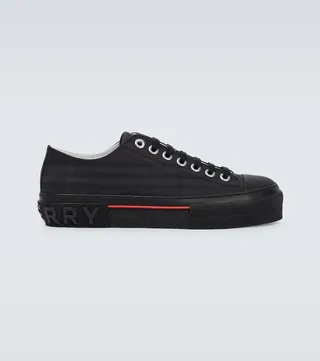 Vintage Check canvas sneakers